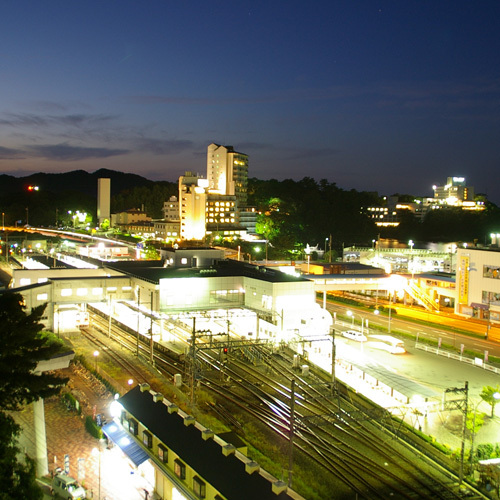 鳥羽駅の夜景・鉄道ファンにおすすめ