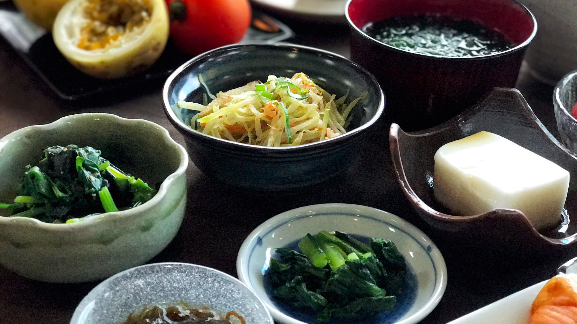 【健康朝食】地元の新鮮な食材を使った、手作りの宮古料理が味わえます♪