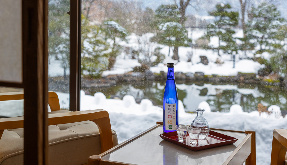 【雪見酒】冬のぬくもりと共に、客室で思い思いの時間をお過ごしください。