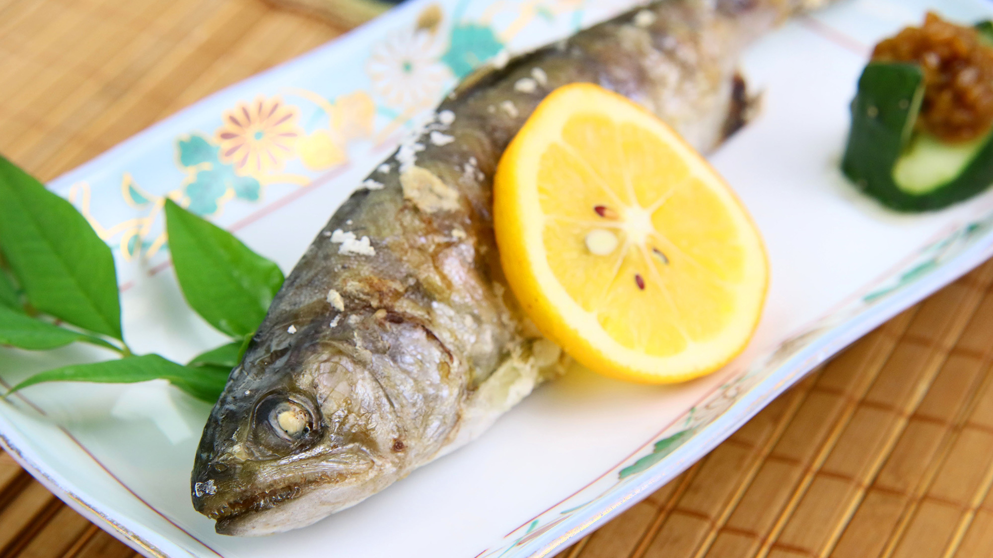 旬の山女や岩魚などの川魚を塩焼きで♪