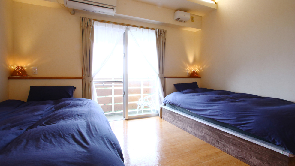 オーシャンビューツインルーム ビーチまで徒歩3分*