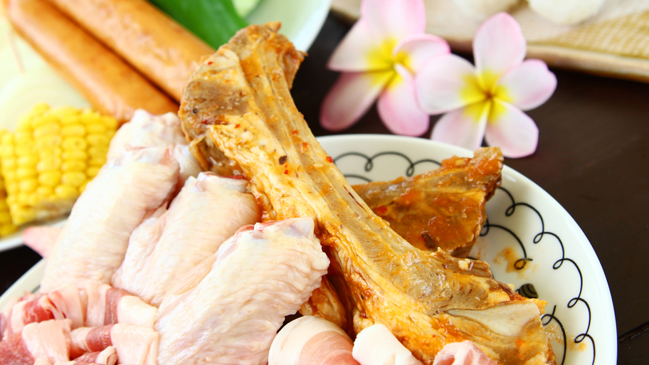 BBQ 食べ応え抜群のスペアリブ付き*