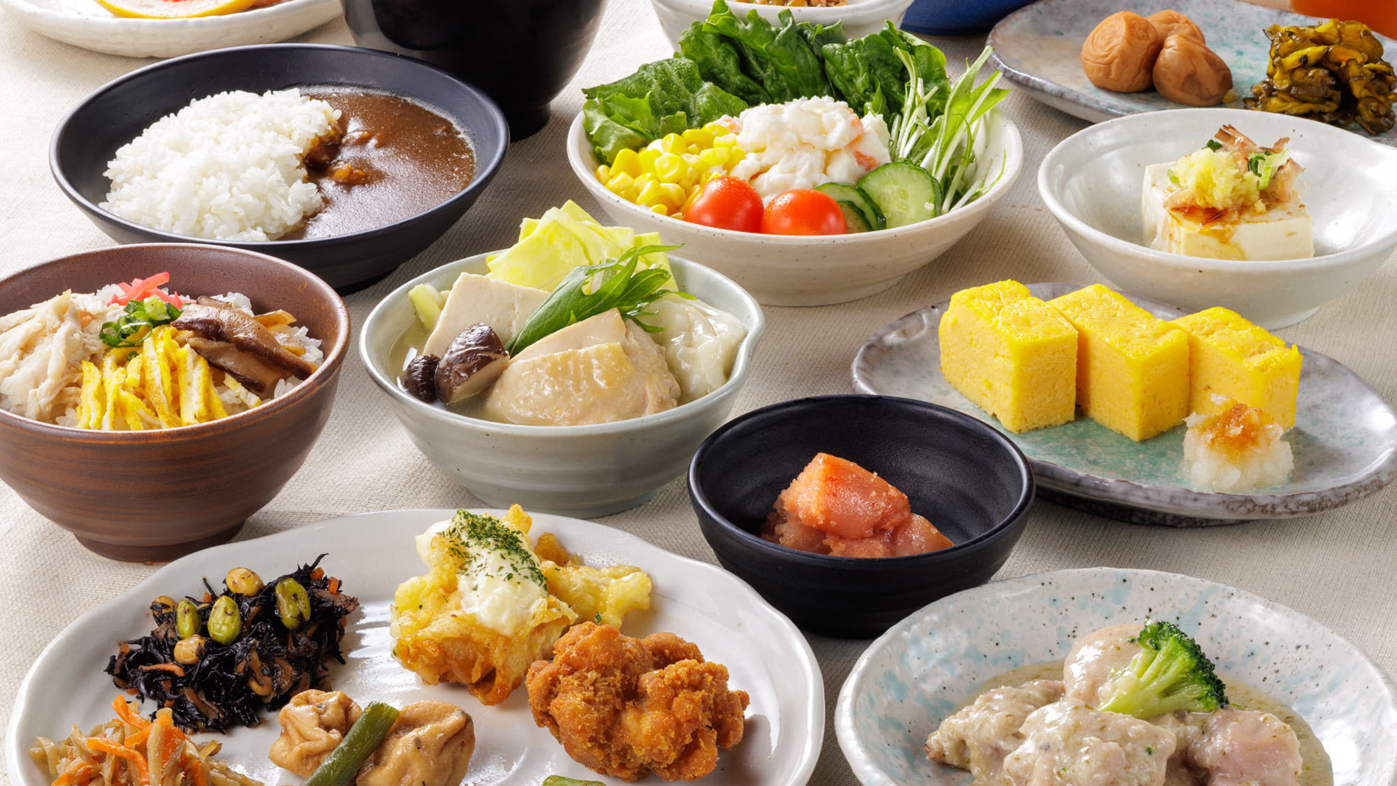 和朝食ビュッフェ