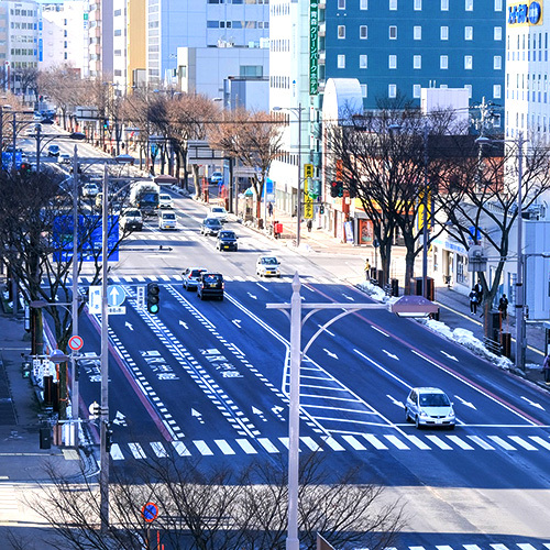 ・周辺／国道4号線に面した便利な立地です