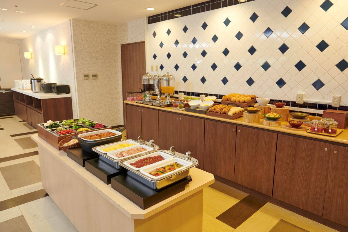 朝食ビュッフェ