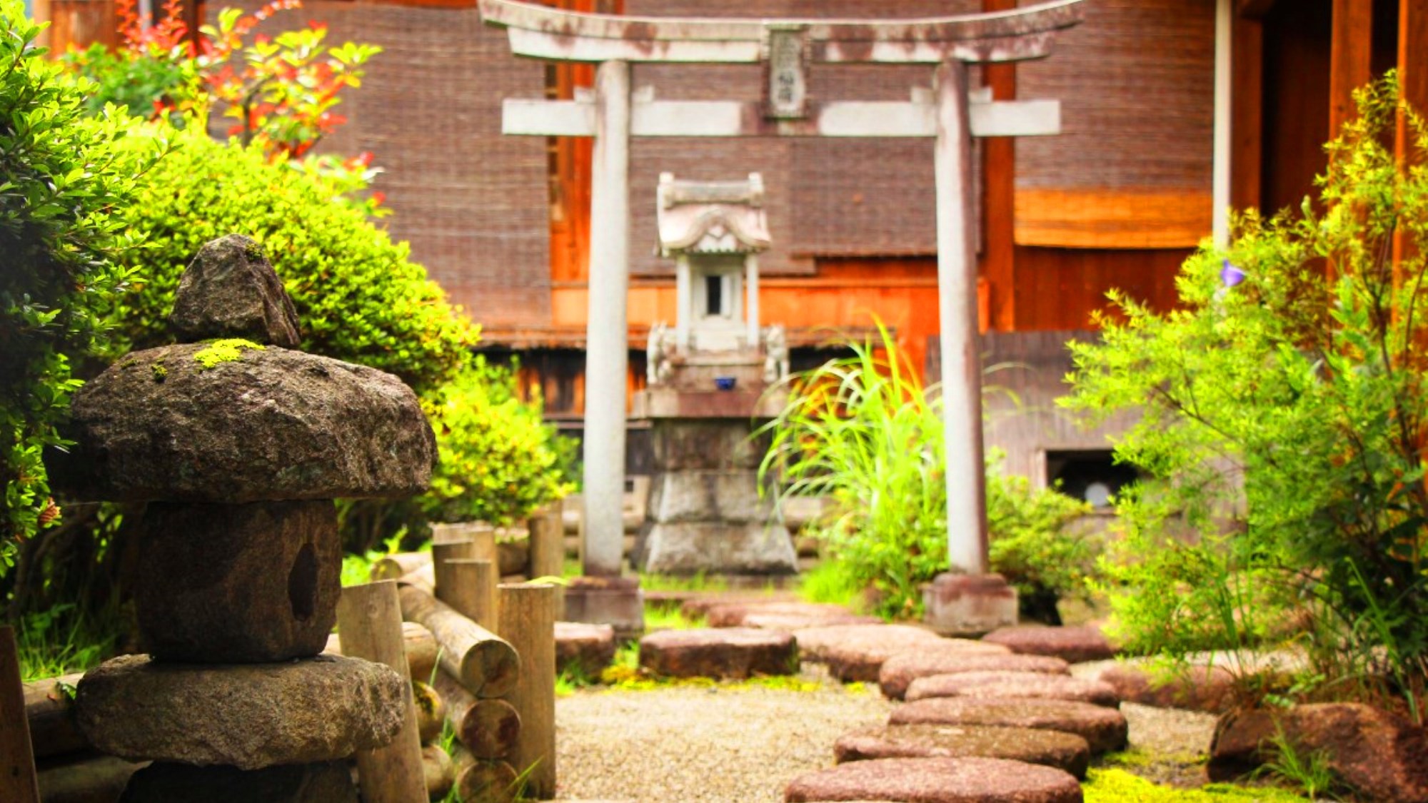 館内３階庭園