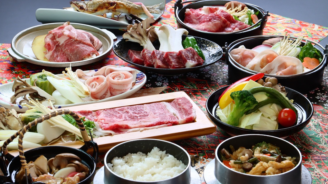 【料理】お好きなメイン料理を3品選べる会席コース