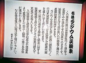 老舗宿ならでは！温泉の由来も確認できる