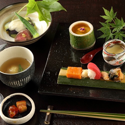 【夕食・イメージ】一品一品を出来たてのまま…;／例