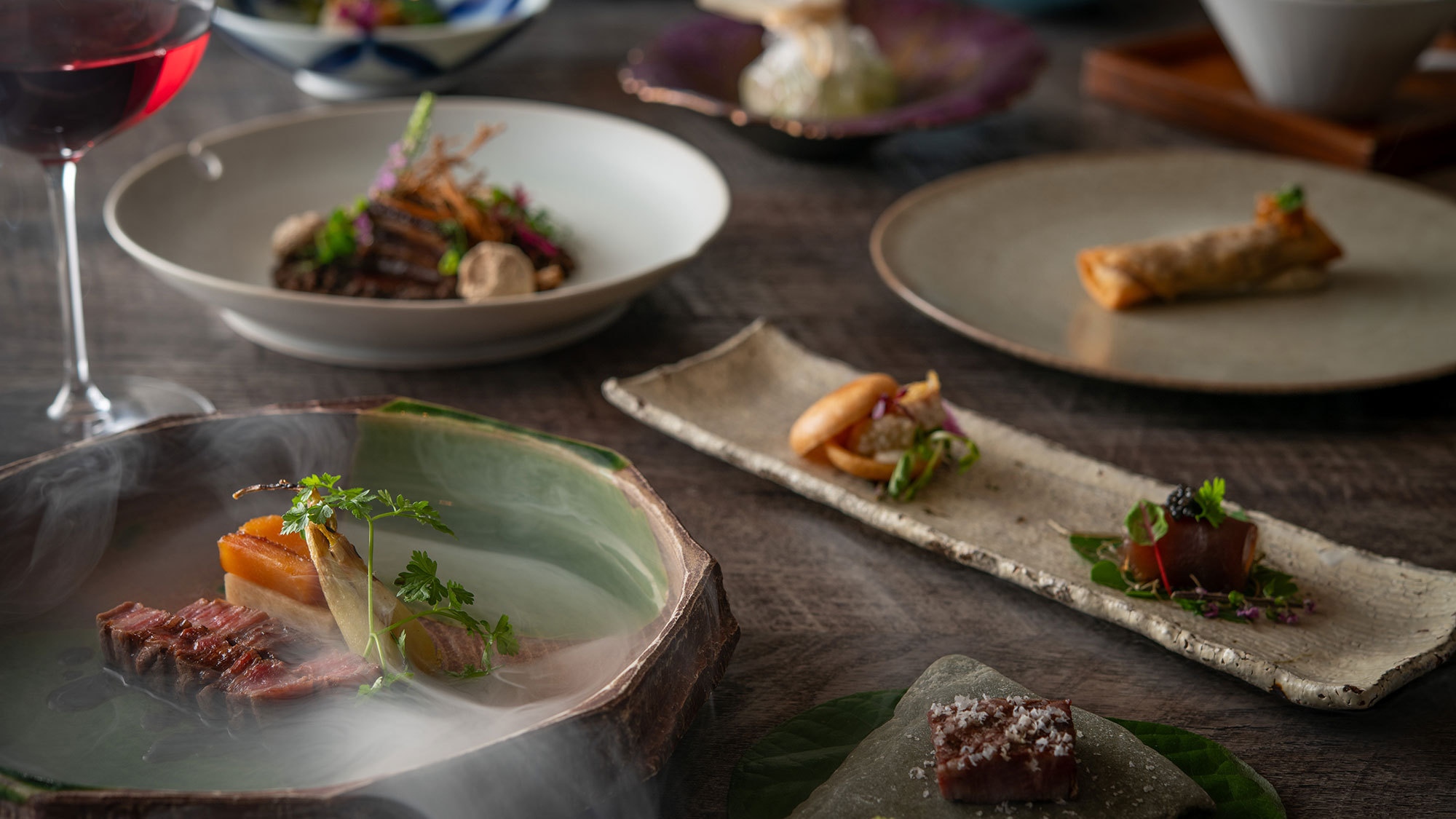 【HANARÉ;】シェフのおすすめをフルコースで提供※料理一例