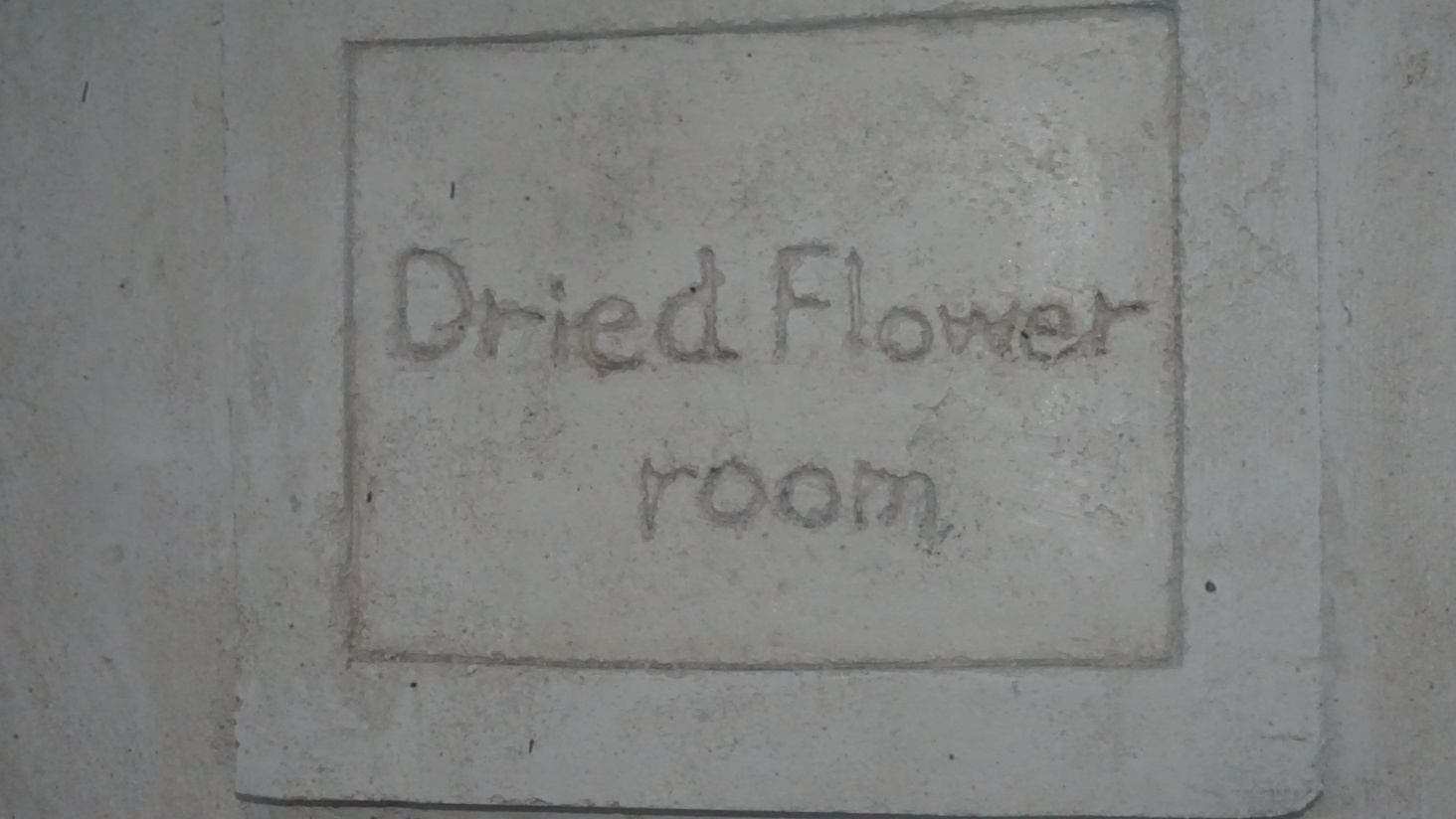 dried flower room