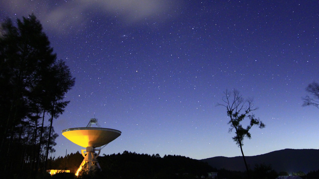 日本三選星名所 野辺山高原 春の星空