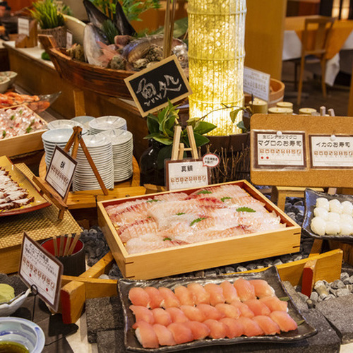 【半島の旬菜ビュッフェ】魚処（夕食）