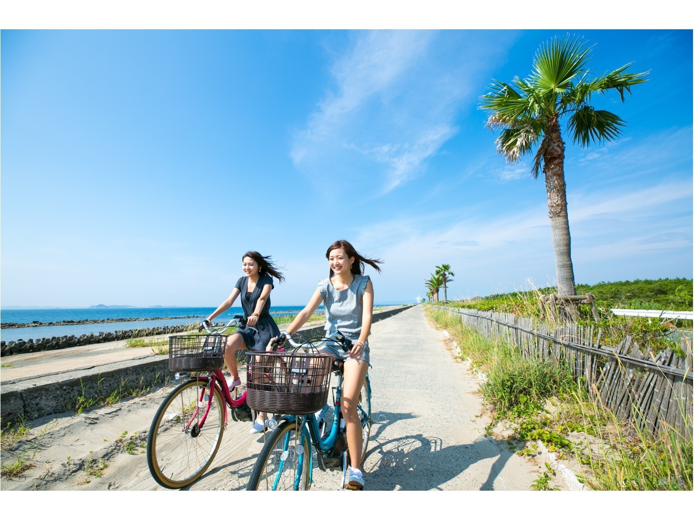 天気の良い日はサイクリングを楽しもう。