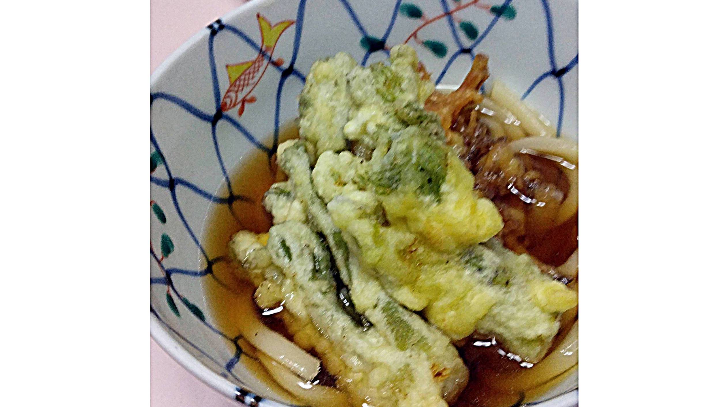 *【食事/夕食一例】季節限定の山菜天ぷら！3月末〜6月頃までその時期毎の食材でご用意