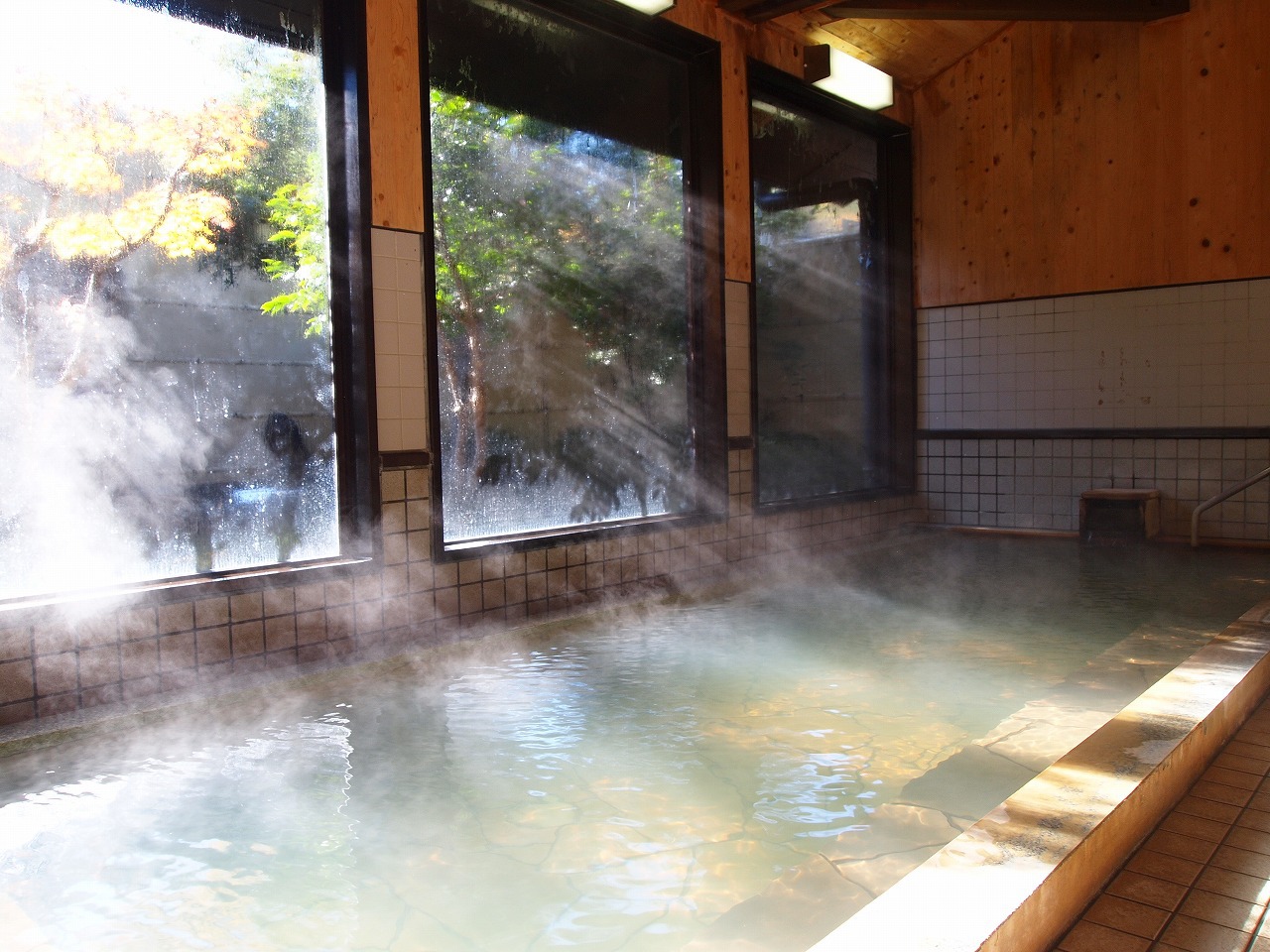 源泉かけ流し温泉内湯