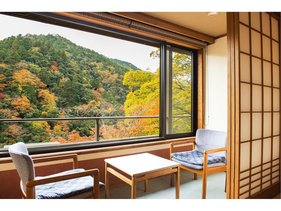 秋の風景お部屋からの眺め