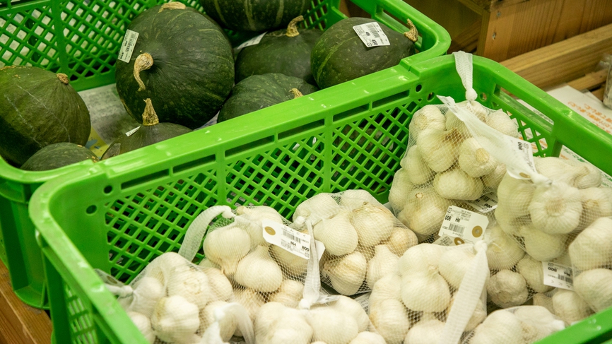 【物産館】採れたての新鮮な野菜！