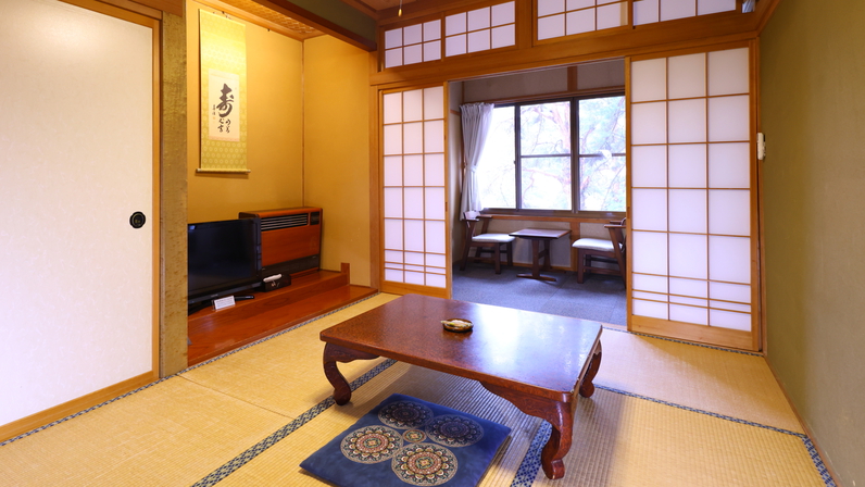 【和室6畳＋広縁】温泉のお風呂・トイレ付