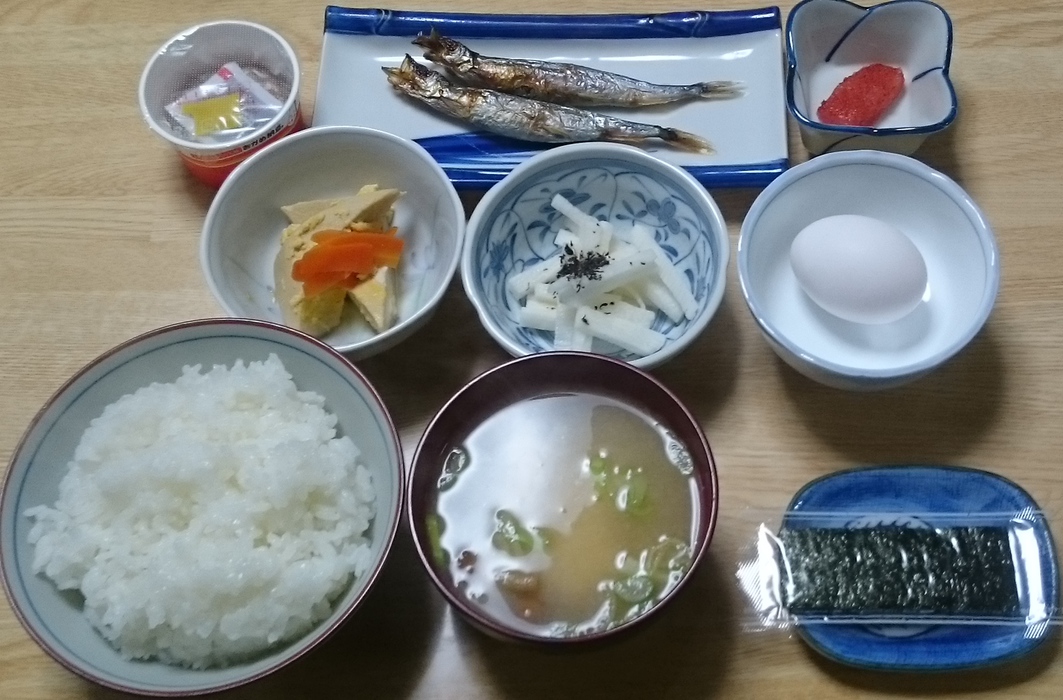 ご朝食の一例