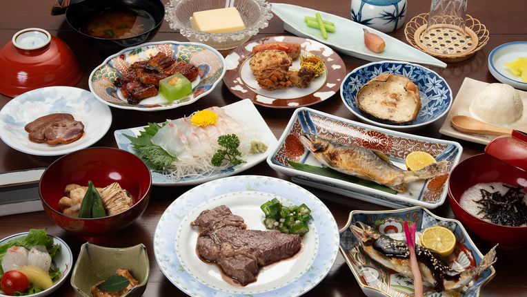 *【竹】洋のテイストをいれた料理（お肉とお魚のどちらかでお選びください）