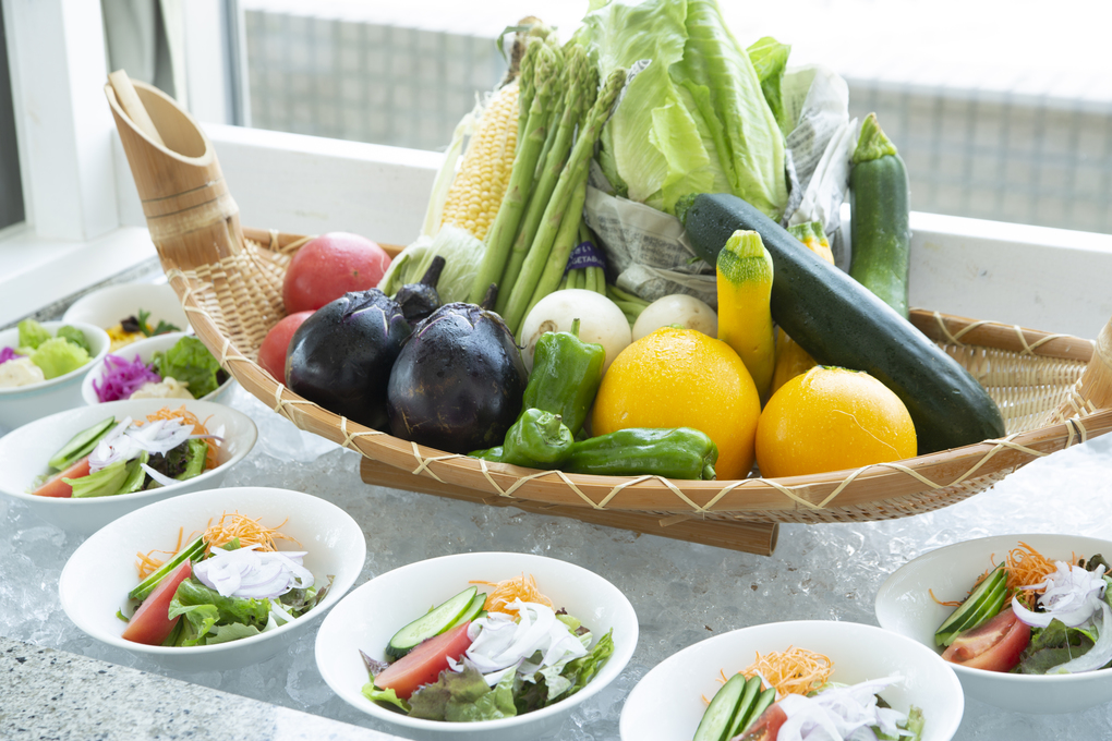 夏は１年で一番新鮮な野菜がいっぱい