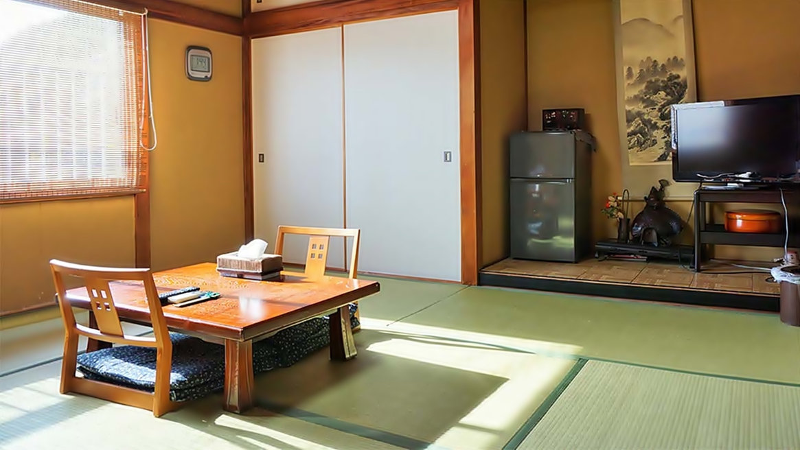 *【部屋】大倉荘の昭和館和室6〜8畳では、懐かしの家に遊びに来たような和のお部屋です