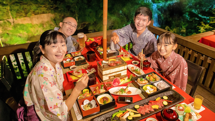 -水辺のダイニング 川どこ-夕食イメージ