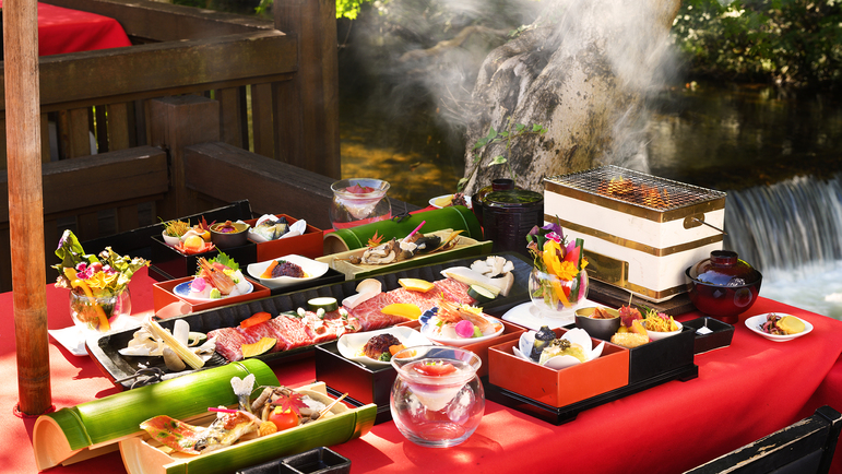 -水辺のダイニング 川どこ-夕食イメージ