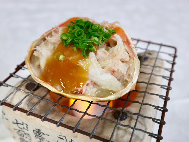 【追加料理】カニ味噌甲羅焼き