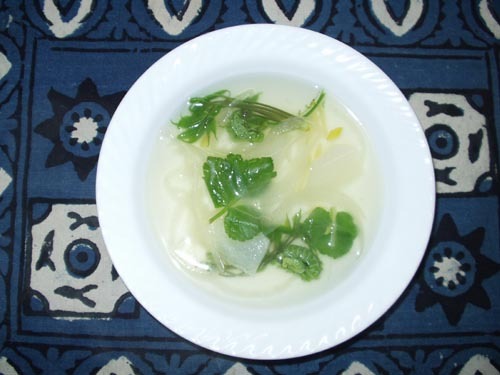 こし油のスープ