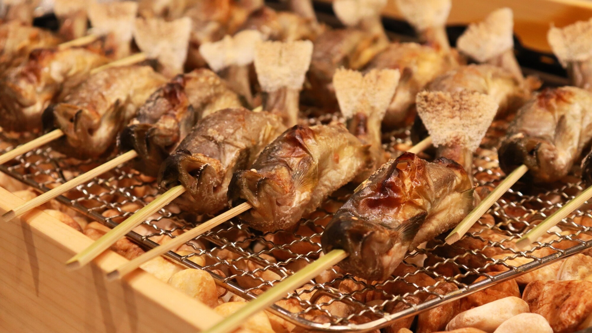 川魚の塩焼きは時期によって変動あり