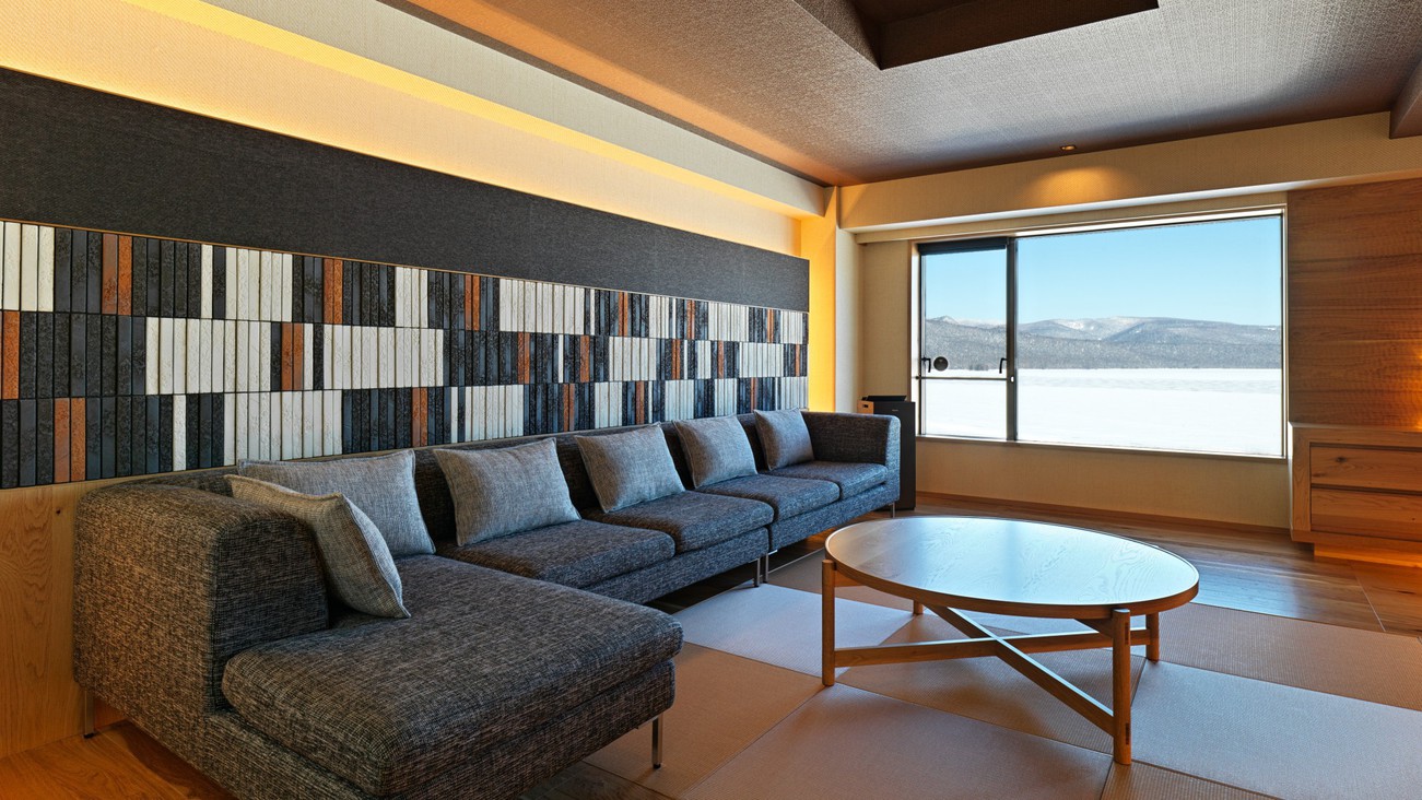 【ウイングス館／湖側】DX和洋室／72平米の広々としたお部屋（イメージ）