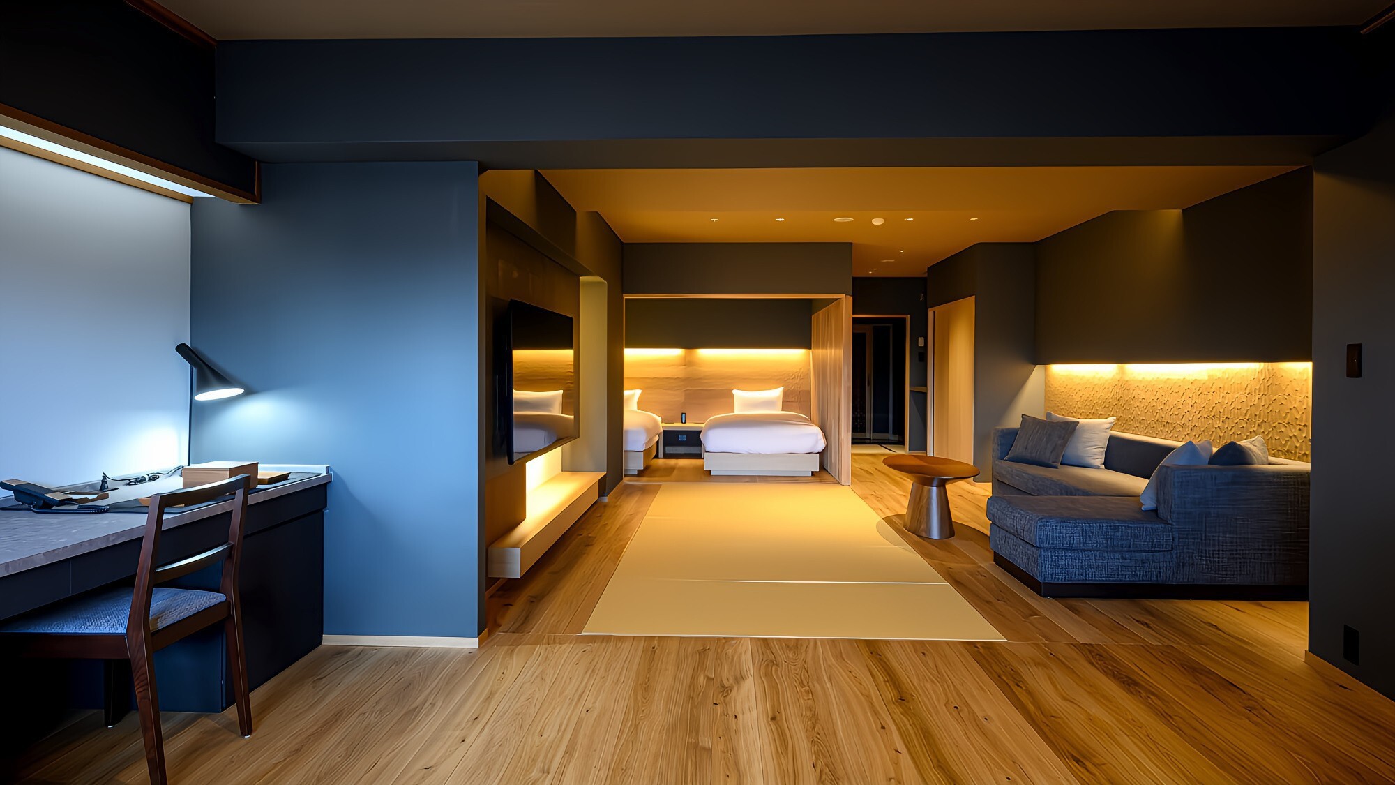 【別館／雅】露天風呂付和洋室／広々とした和洋室タイプ※イメージ