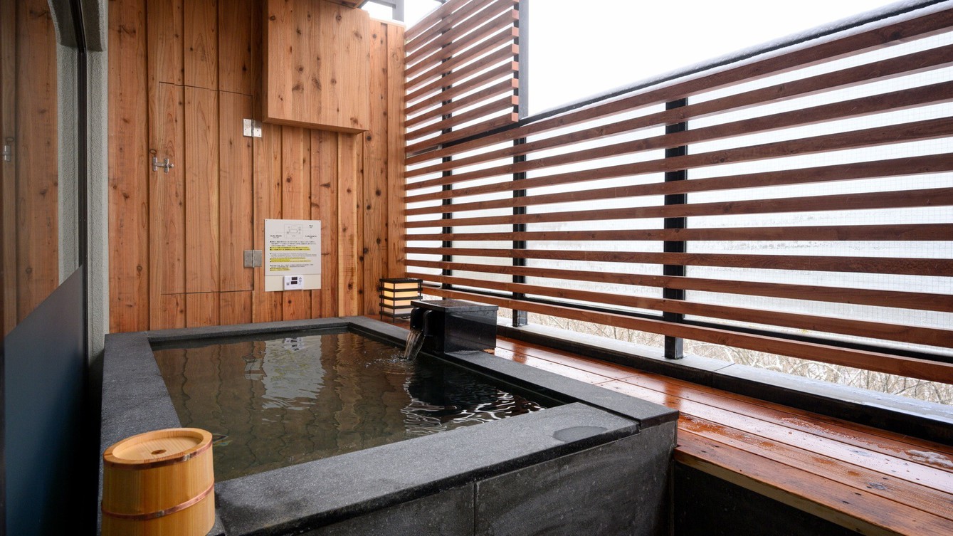 【別館／雅】露天風呂付和室12畳／いつでも何度でもお入りいただけるプライベートな露天風呂※イメージ