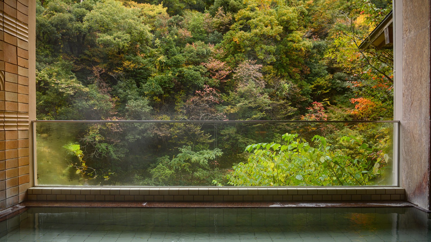 【大浴場「河鹿」】半露天風呂（2025年11月OPEN）