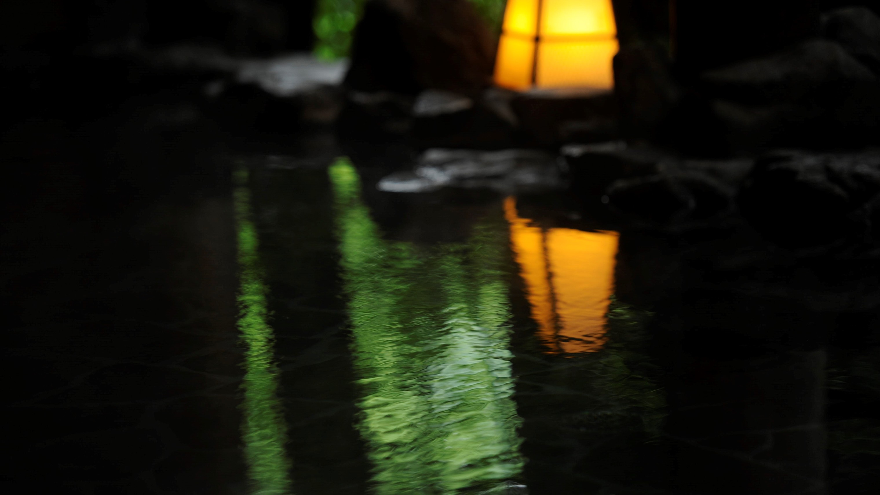 〜夜の温泉イメージ〜