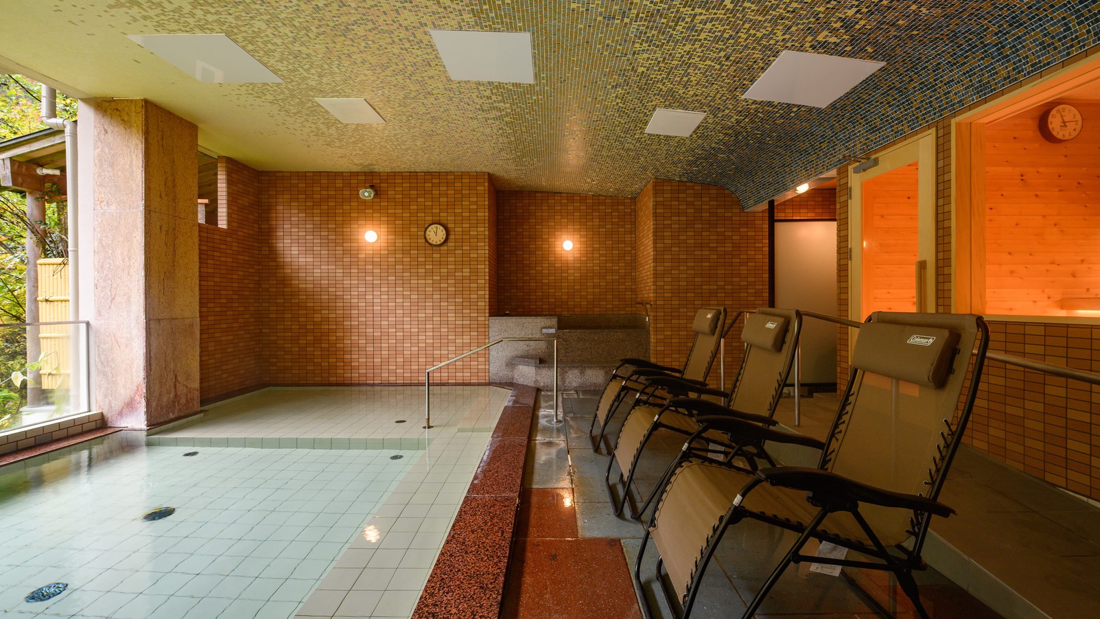 【大浴場「河鹿」】サウナ&半露天風呂（2025年11月OPEN）