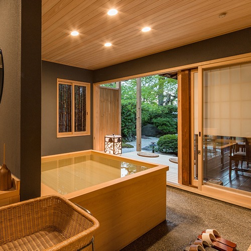 竹の間庭園露天風呂付き客室