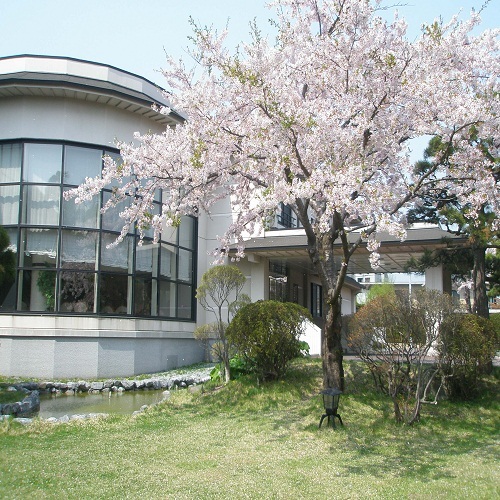 自慢の歴史ある庭園【4月桜】