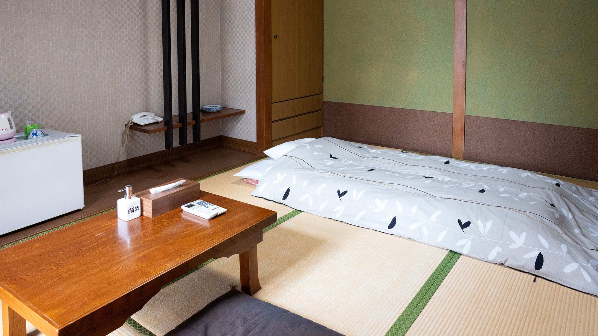 【和室】畳のお部屋で足を伸ばしてゆっくりとお休みください