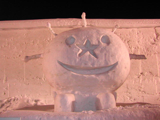 2008冬！札幌雪まつりに登場うにまる君