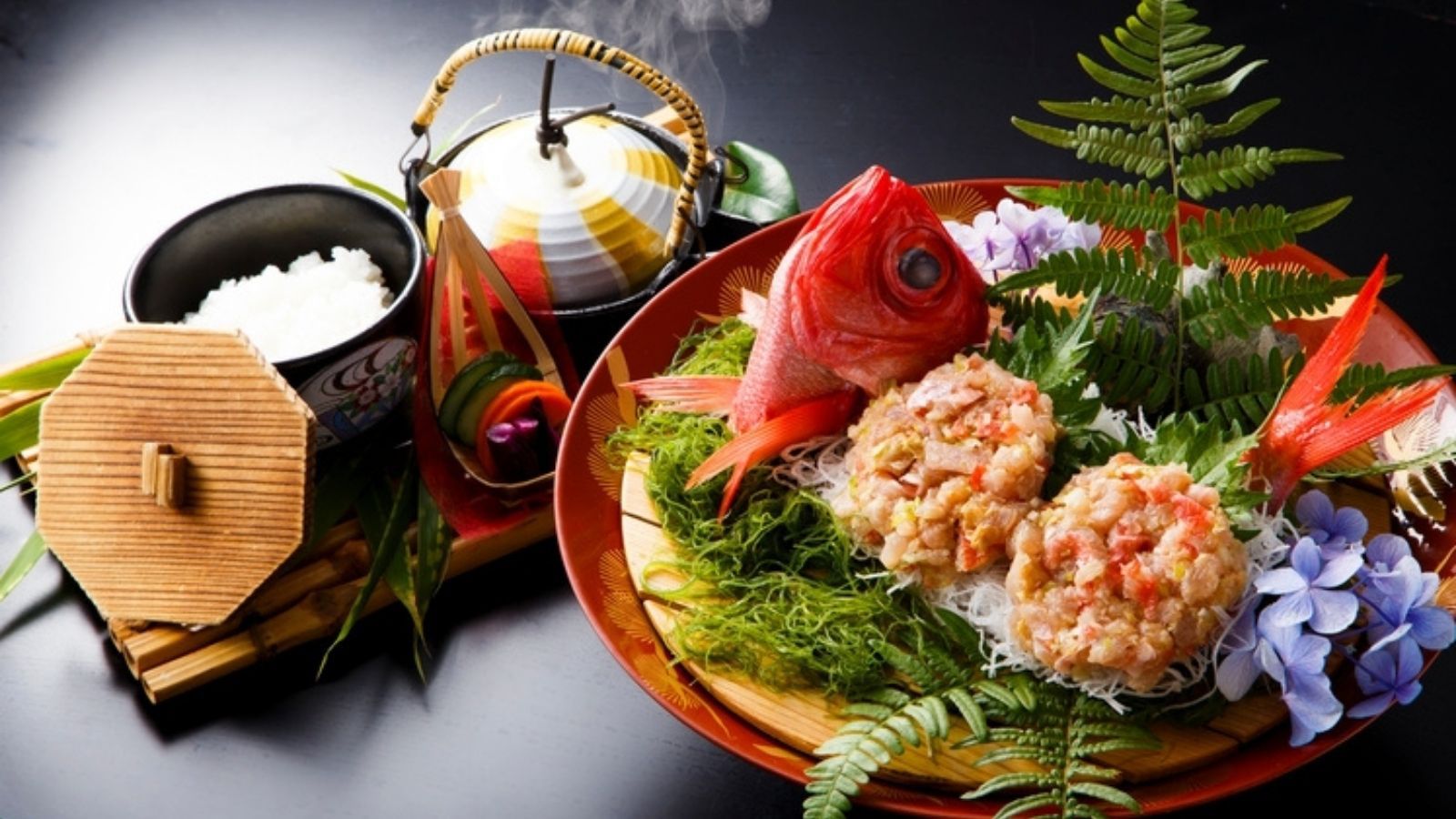 金目鯛のなめろうまご茶