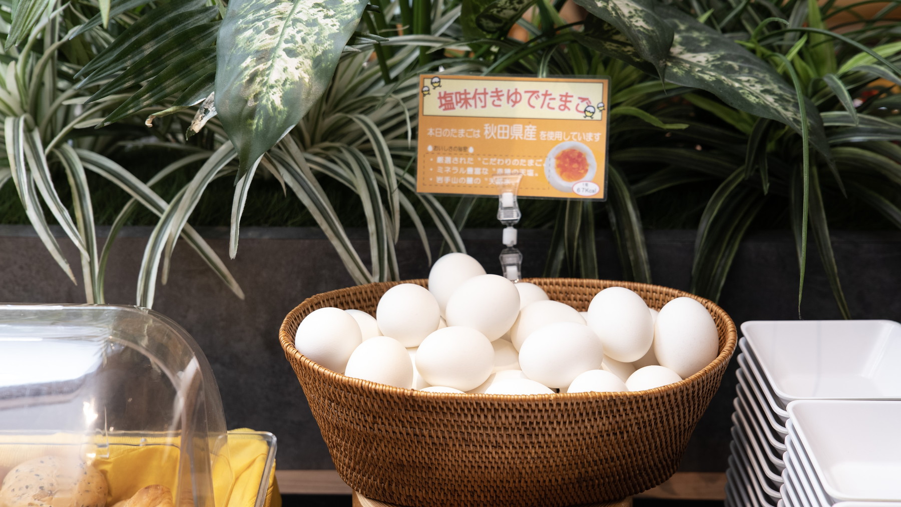 ミネラル豊富な塩味付きゆでたまご