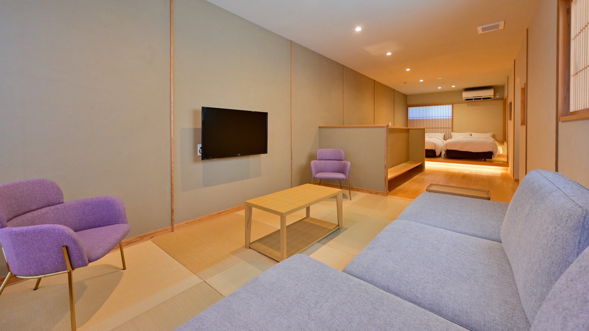 離れ全4室（A〜Dで分けてます）C折川の間。部屋はお任せで用意します。ご希望があればご指定下さい。