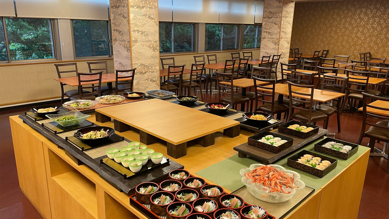夕食バイキング一例