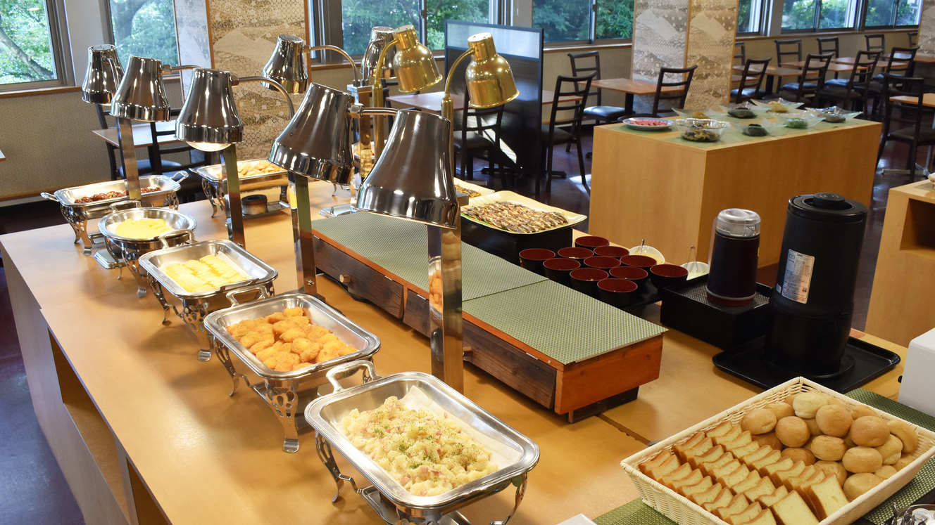 朝食バイキング一例