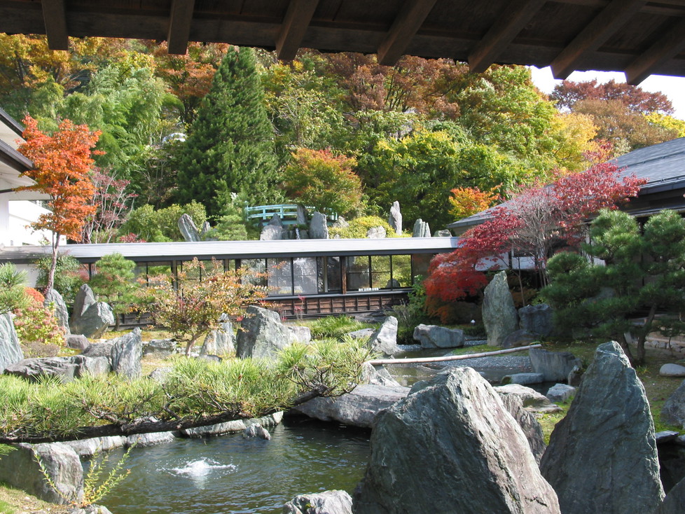 翠天天上の庭の滝