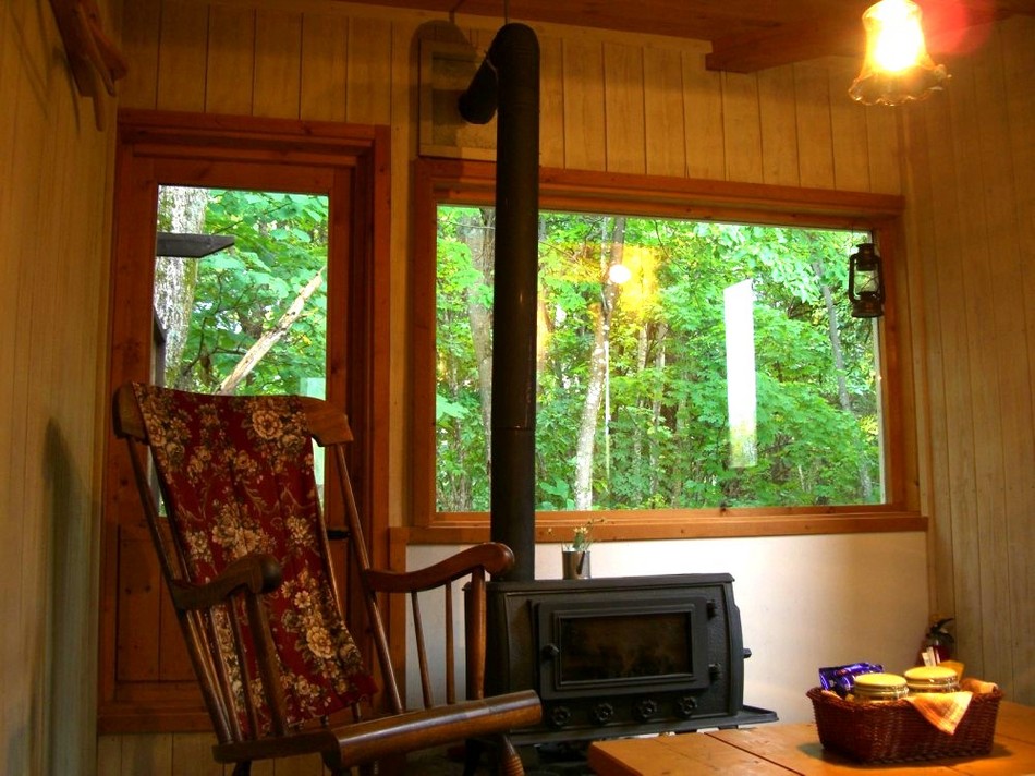 Ａ棟リビングのロッキングチェアーがお洒落