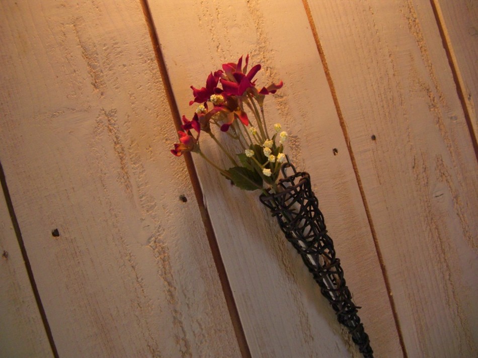 室内には自然素材の飾りがお洒落♪